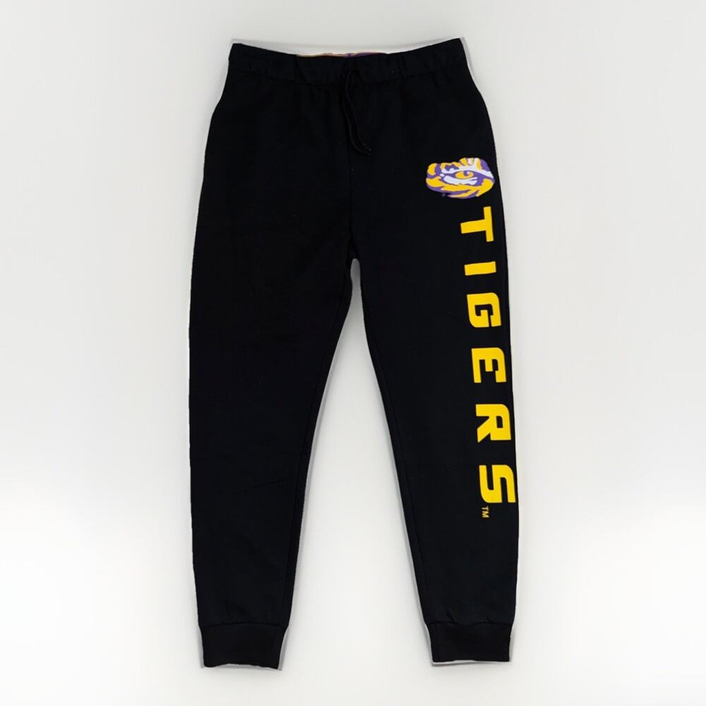 Ultra Game Louisiana State University Jogger Sweatpants Black Large 34x30 BNWT